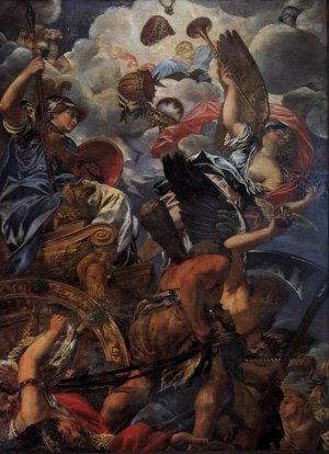 The Triumph of Wisdom by Giovanni Coli Oil Painting