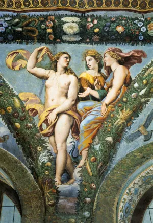 Venus, Ceres and Juno by Giovanni Da Udine Oil Painting