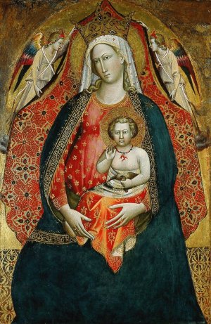 Madonna and Child with Angels by Giovanni Dal Ponte Oil Painting