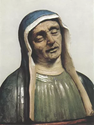 Bust of a Saint Oil painting by Giovanni Della Robbia