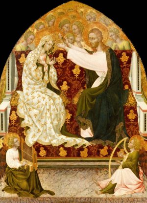 Coronation of the Virgin by Giovanni Di Paolo Oil Painting