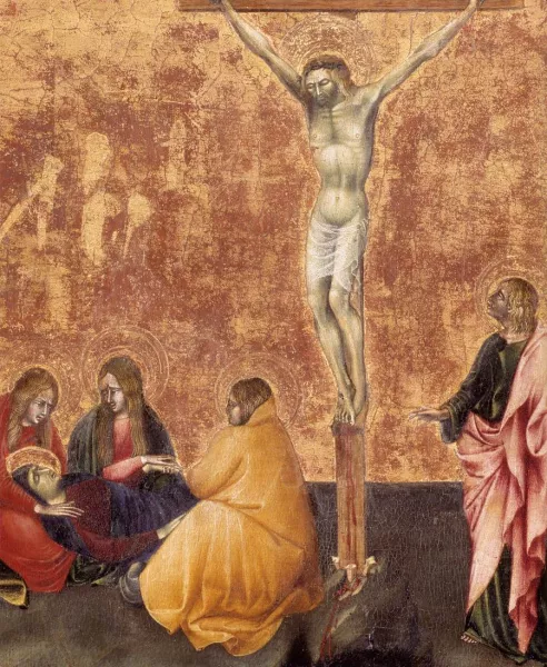 Crucifixion Detail by Giovanni Di Paolo Oil Painting Reproduction For ...