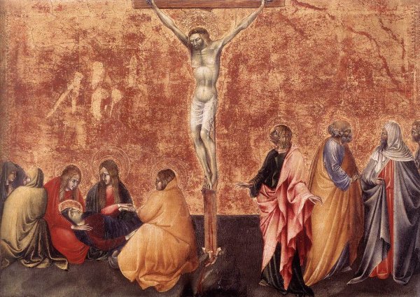 Crucifixion by Giovanni Di Paolo - Hand-Painted Oil Painting Reproduction