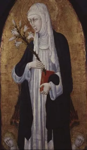 St Catherine of Siena by Giovanni Di Paolo Oil Painting