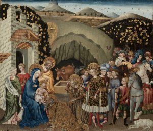 The Adoration of the Magi by Giovanni Di Paolo Oil Painting