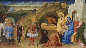 The Adoration of the Magi by Giovanni Di Paolo Oil Painting