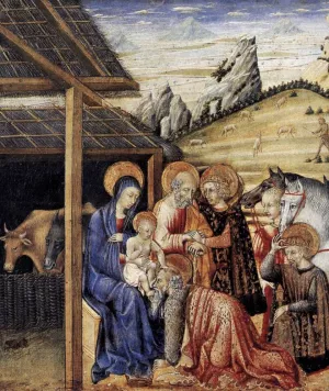 The Adoration of the Magi painting by Giovanni Di Paolo