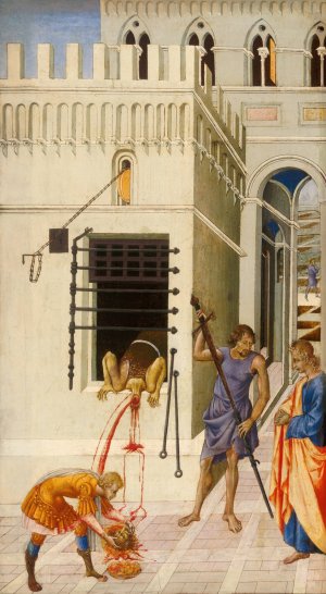 The Beheading of Saint John the Baptist by Giovanni Di Paolo Oil Painting