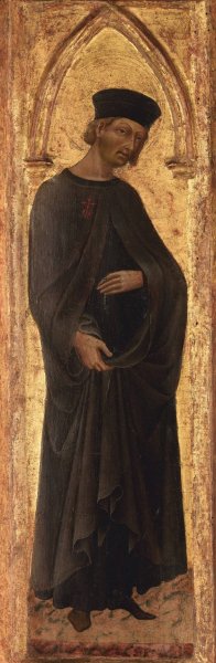 The Blessed Andrea Gallerani Oil painting by Giovanni Di Paolo
