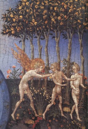 The Creation and the Expulsion from the Paradise Detail
