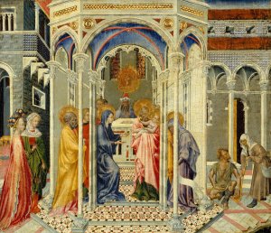 The Presentation of Christ in the Temple by Giovanni Di Paolo Oil Painting