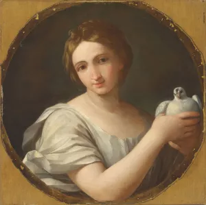Allegory of Innocence by Giovanni Domenico Cerrini Oil Painting