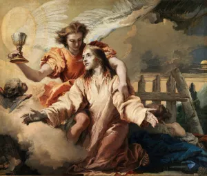 The Prayer In The Garden by Giovanni Domenico Tiepolo Oil Painting