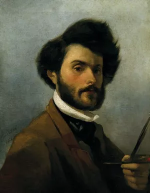 Autoritratto Oil painting by Giovanni Fattori