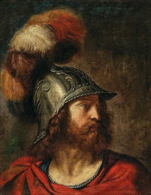 Mars by Giovanni Francesco Barbieri Oil Painting