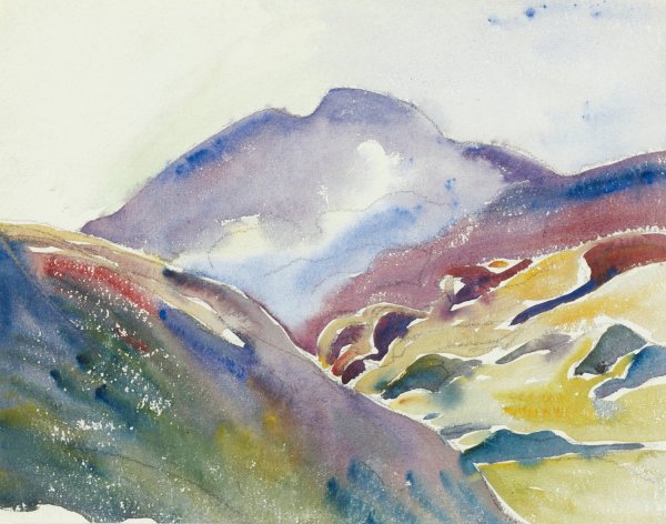 Main Product Photo of Alpine Landscape  Painting by Giovanni Giacometti