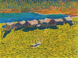 Capolago by Giovanni Giacometti Oil Painting