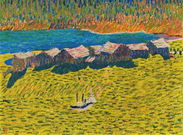 Main Product Photo of Capolago Painting by Giovanni Giacometti