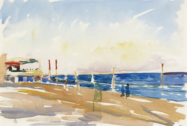 Main Product Photo of Lido Of Venice Painting by Giovanni Giacometti