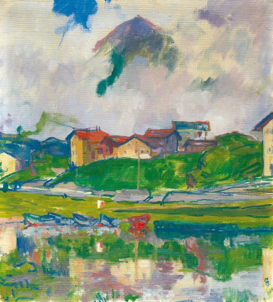 Main Product Photo of Maloja  Painting by Giovanni Giacometti