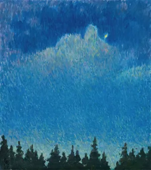 Mondschein by Giovanni Giacometti Oil Painting