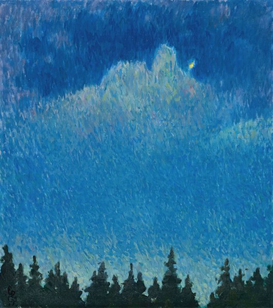Main Product Photo of Mondschein  Painting by Giovanni Giacometti