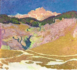 Piz Duan by Giovanni Giacometti Oil Painting
