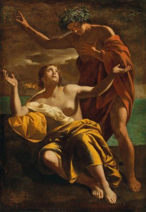 Bacchus and Arianna by Giovanni Giacomo Semenza Oil Painting
