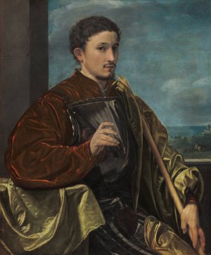 Portrait of a Knight by Giovanni Girolamo Savoldo Oil Painting