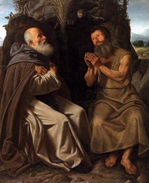 St Anthony Abbot and St Paul