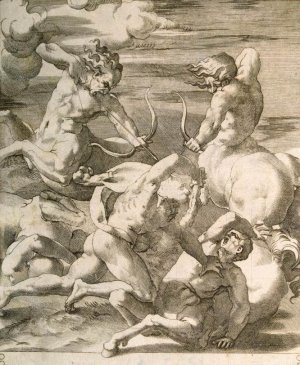 Battle Between Hercules and Centaurs