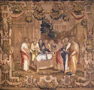Dormition of the Virgin Oil painting by Giovanni Karcher