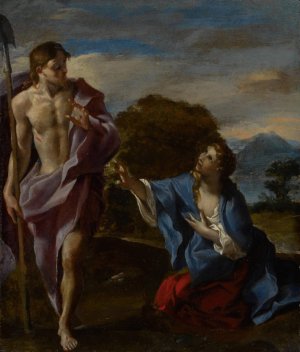 Noli me tangere by Giovanni Lanfranco Oil Painting