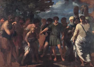 Joseph Sold by his Brothers by Giovanni Maria Bottala Oil Painting