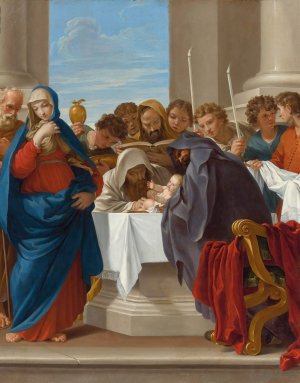 The Circumcision by Giovanni Maria Viani Oil Painting