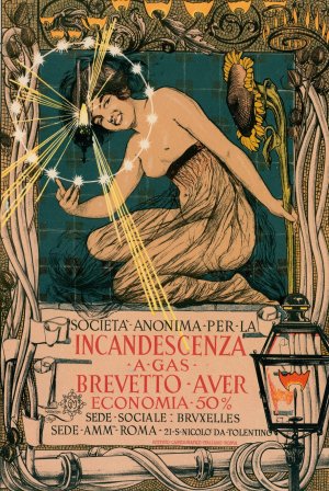 Incandescence Par Le Gaz, Systeme Auer Oil painting by Giovanni Mario Mataloni