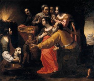 The Sacrifice of Noah by Giovanni Martinelli Oil Painting