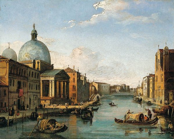 Main Product Photo of Venetian View Painting by Giovanni Migliara