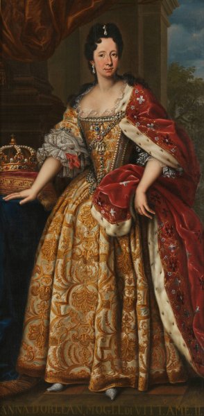 Portait of Anne Marie d'Orleans by Giovanni Panealbo Oil Painting