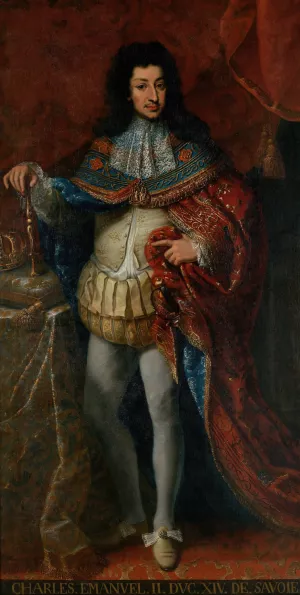 Portait of Carlo Emanuele II Oil painting by Giovanni Panealbo