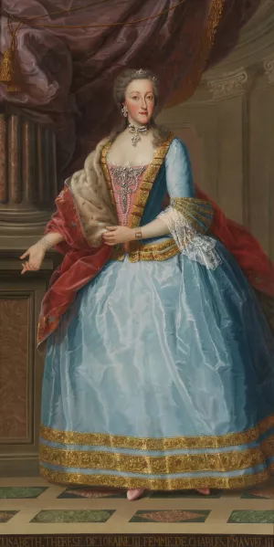 Portait of Elisabetta of Lorena Oil painting by Giovanni Panealbo