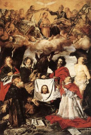 Coronation of the Virgin with Saints