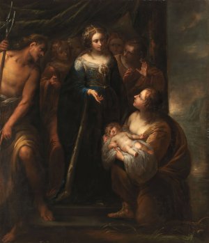The Finding of Moses by Giovanni Stefano Danedi Oil Painting