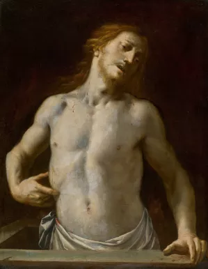 The Risen Christ In The Tomb by Giovanni Stefano Danedi Oil Painting