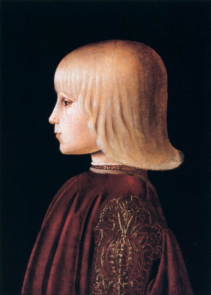 Portrait of a Child by Girolamo Di Giovanni Da Camerino - Hand-Painted Oil Painting Reproduction
