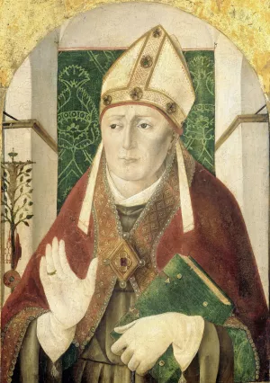 St Bonaventure by Girolamo Da Treviso Oil Painting