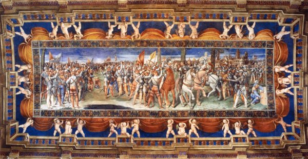 Main Product Photo of The Oath of Sermide Painting by Girolamo Genga