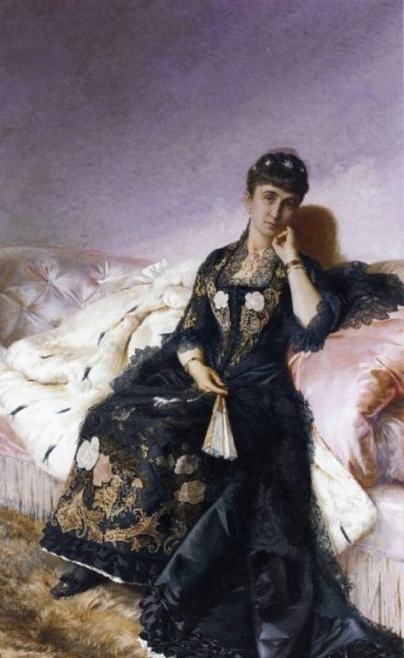 Main Product Photo of Portrait of Ann Lloyd Painting by Girolamo Gianni