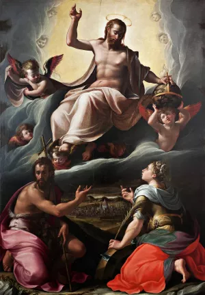 Pala Lioni by Girolamo Macchietti Oil Painting