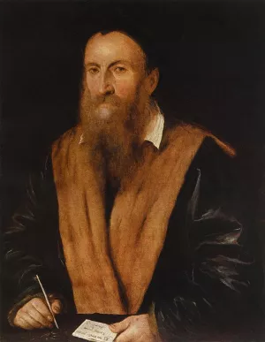 Self-Portrait painting by Girolamo Romanino